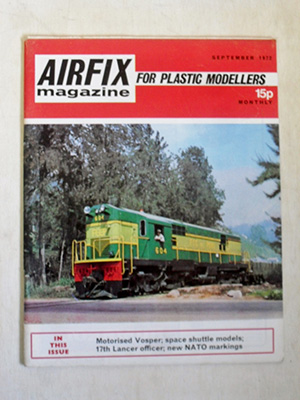 AIRFIX  AIRFIX MAGAZINE 1972 SEPTEMBER