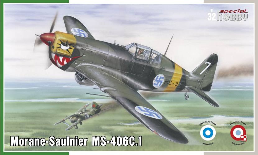 SPECIAL HOBBY 1/32 32019 MORANE-SAULNIER MS-406C.1 HI-TECH
