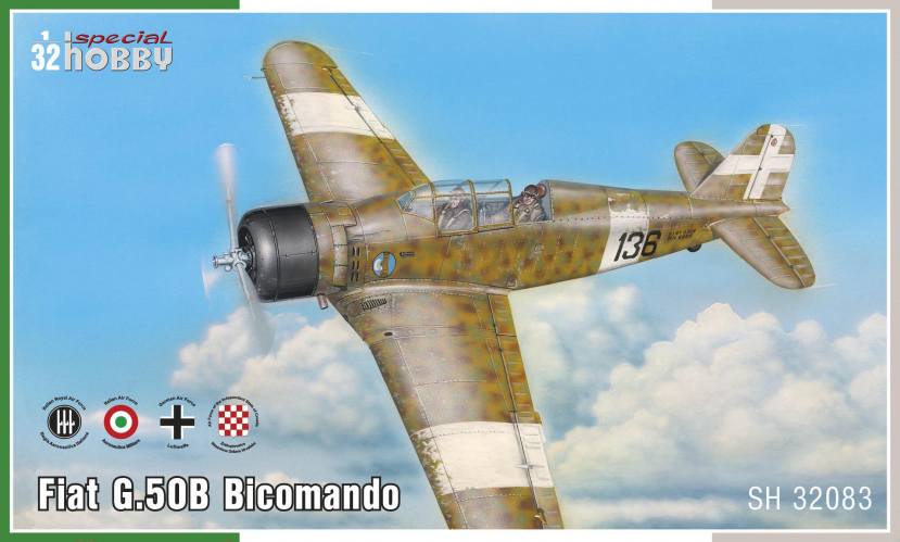 SPECIAL HOBBY 1/32 32083 FIAT G.50B BICOMANDO