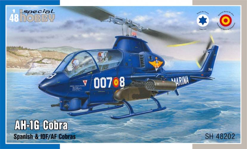 SPECIAL HOBBY 1/48 48202 AQH-1G COBRA SPANISH   IDF/AAF COBRAS