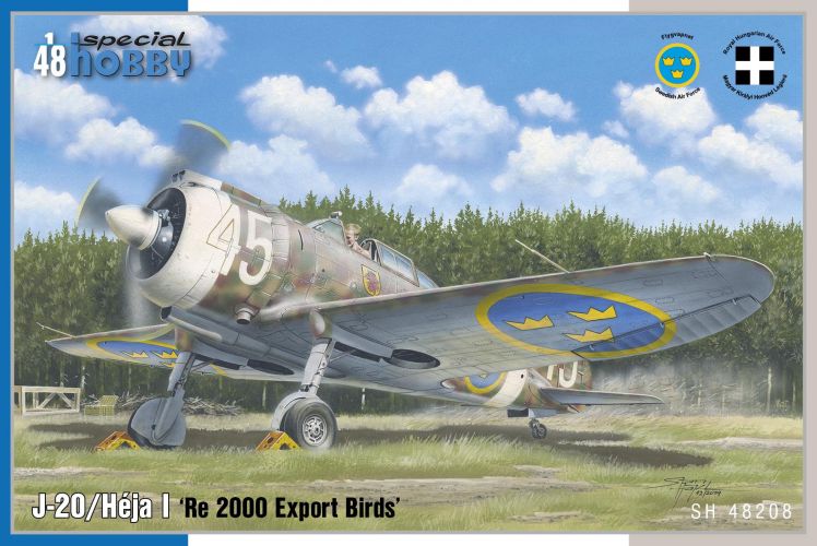 SPECIAL HOBBY 1/48 48208 J-20/ HEJA I RE 2000 EXPORT BIRDS