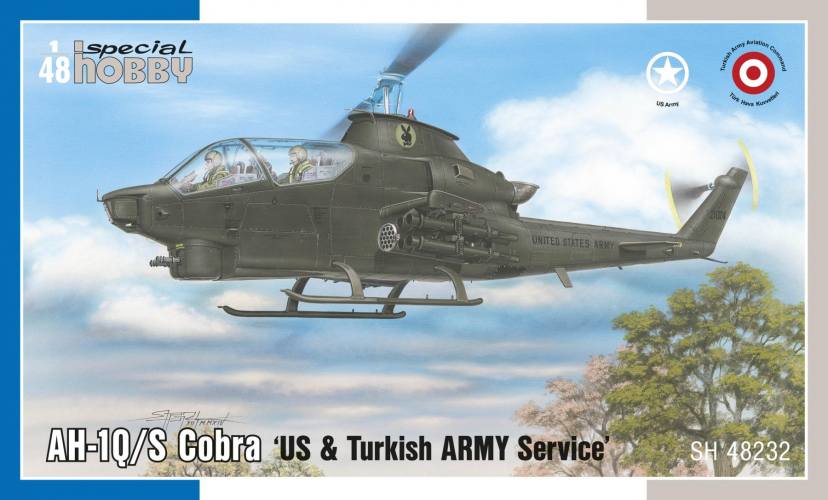 SPECIAL HOBBY 1/48 48232 AH-1Q/S COBRA US   TURKISH ARMY SERVICE