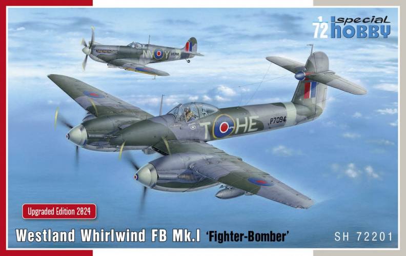 SPECIAL HOBBY 1/72 72201 WESTLAND WHIRLWIND FB Mk.I