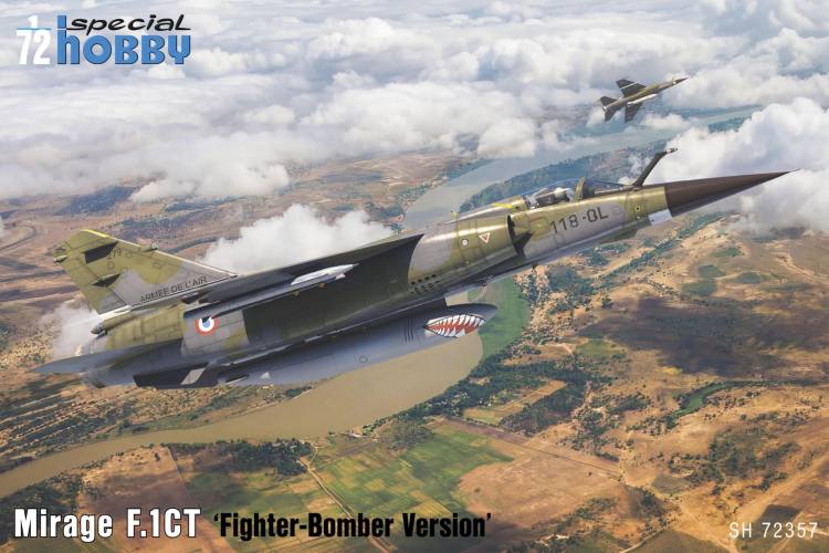 SPECIAL HOBBY 1/72 72357 DASSAULT MIRAGE F.1CT FIGHTER-BOMBER VERSION
