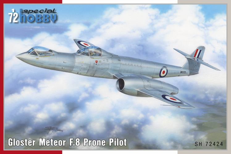 SPECIAL HOBBY 1/72 72424 GLOSTER METEOR F.8 PRONE PILOT