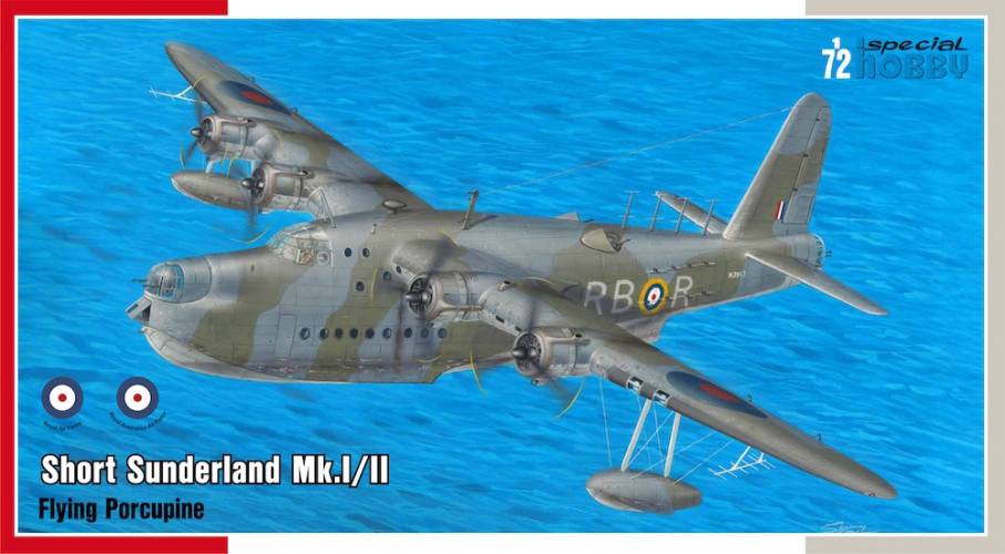 SPECIAL HOBBY 1/72 72438 SHORT SUNDERLAND MK.I/II FLYING PORCUPINE