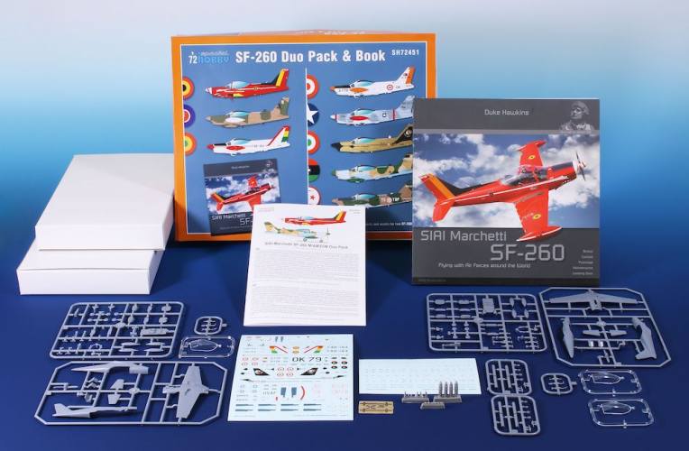SPECIAL HOBBY 1/72 72451 SF-260 DUO PACK   BOOK