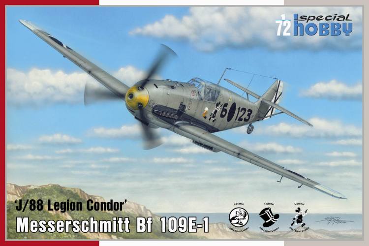 SPECIAL HOBBY 1/72 72459 MESSERSCHMITT BF 109E-1 J/88 LEGION CONDOR