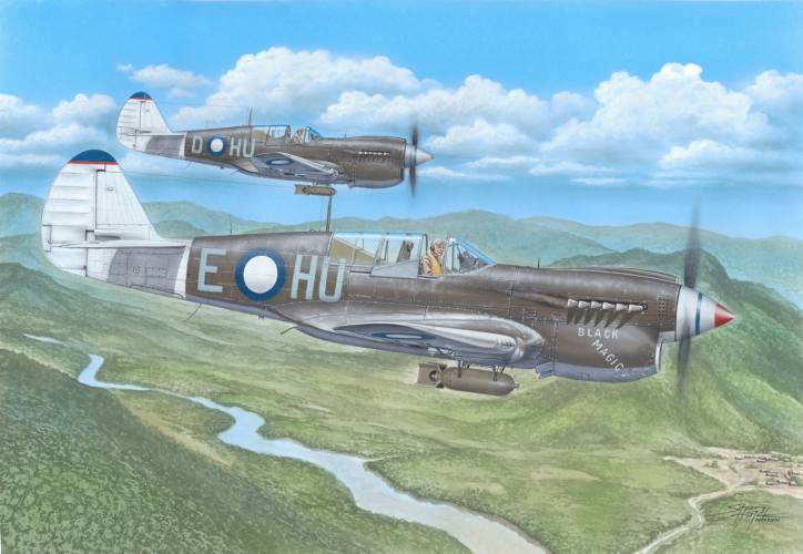 SPECIAL HOBBY 1/72 72484 KITTYHAWK MK.IV OVER THE MEDITERRANEAN AND PACIFIC