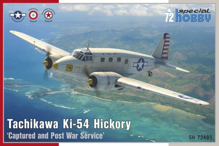 SPECIAL HOBBY 1/72 72485 TACHIKAWA KI-54 HICKORY CAPTURED AND POST WAR SERVICE