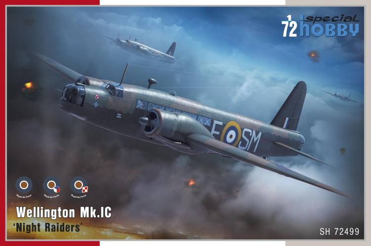 SPECIAL HOBBY 1/72 72499 VICKERS WELLINGTON MK.IC NIGHT RAIDERS