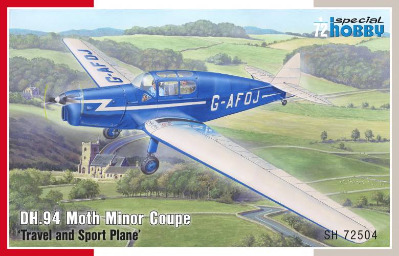 SPECIAL HOBBY 1/72 72504 DH.94 MOTH MINOR COUPE TRAVEL AND SPORT PLANE
