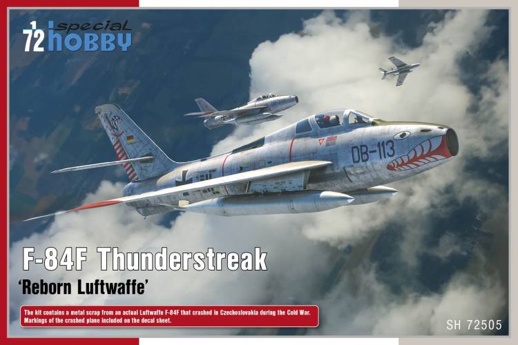 SPECIAL HOBBY 1/72 72505 F-84F THUNDERSTREAK REBORN LUFTWAFFE