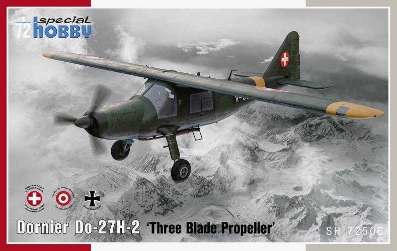 SPECIAL HOBBY 1/72 72506 DORNIER DO-27H-2 THREE BLADE PROPELLER
