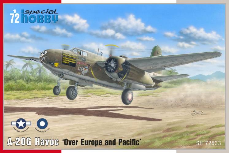 SPECIAL HOBBY 1/72 72533 DOUGLAS A-20G HAVOC OVER EUROPE AND PACIFIC