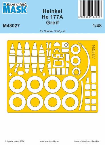 SPECIAL MASK 1/48 48027 HEINKEL HE 177A GREIF MASK