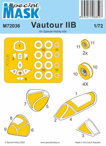 SPECIAL HOBBY  72036 SPECIAL MASK VAUTOUR IIB 