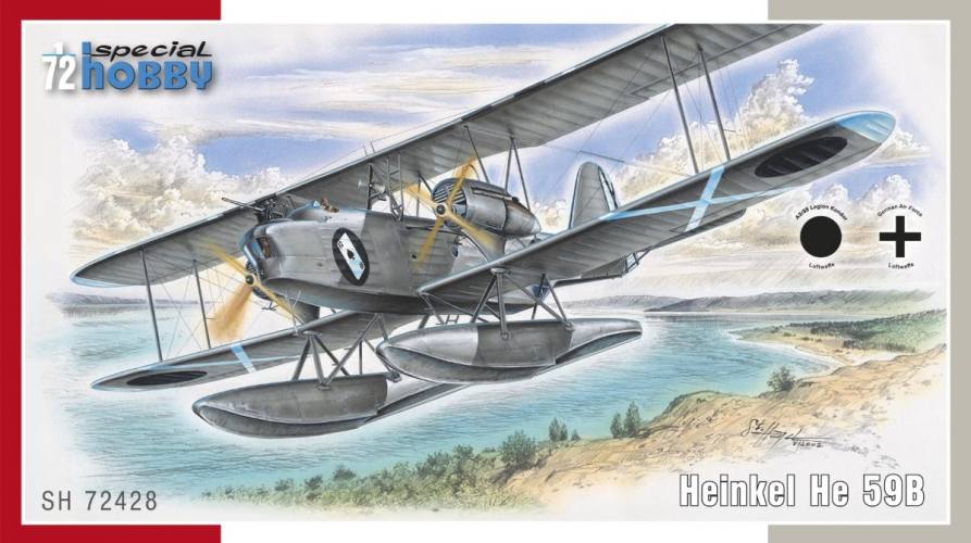SPECIAL HOBBY 1/72 72428 HEINKEL HE 59B