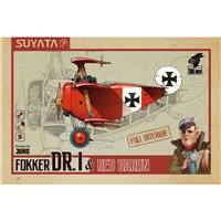 SUYATA  SK001 FOKKER DR.I   RED BARON 