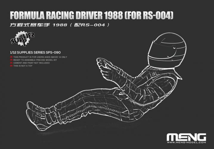 MENG 1/12 SPS-090 FORMULA RACING DRIVER 1988  FOR RS-004 