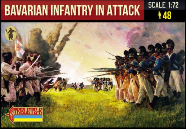 STRELETS 1/72 227 BAVARIAN INFANTRY IN ATTACK