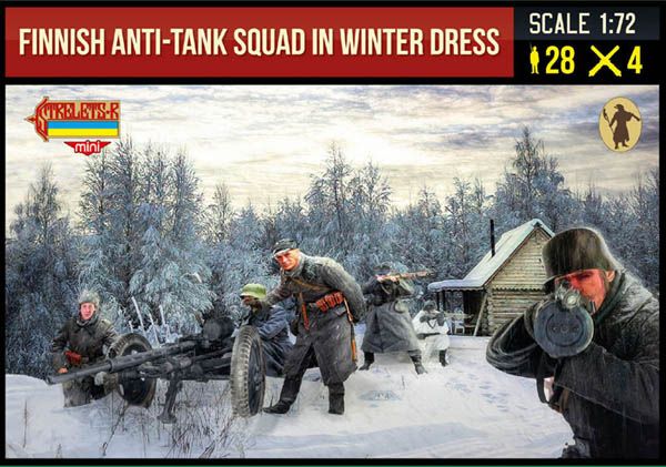 STRELETS 1/72 246 FINNISH ANTI-TANK SQUAD IN WINTER DRESS