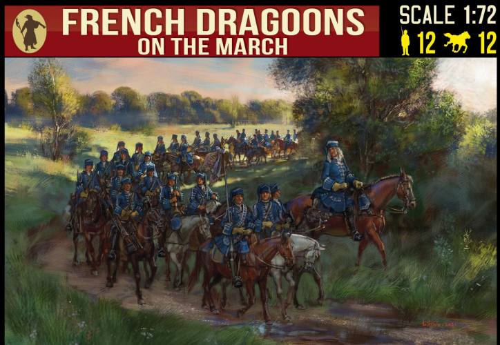 STRELETS 1/72 251 FRENCH DRAGOONS ON THE MARCH