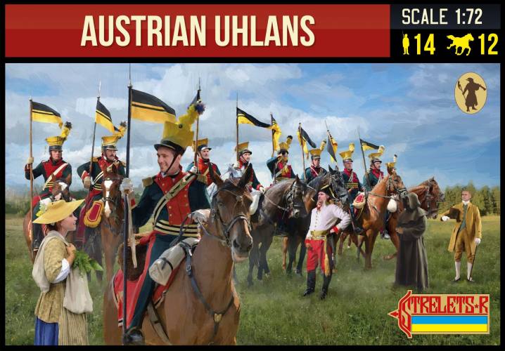 STRELETS 1/72 275 AUSTRIAN UHLANS