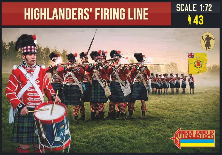 STRELETS 1/72 279 HIGHLANDERS FIRING LINE