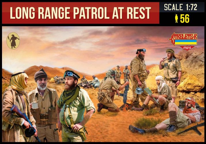 STRELETS 1/72 M143 LONG RANGE PATROL AT REST
