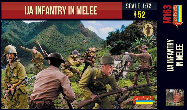 STRELETS 1/72 M163 IJA INFANTRY IN MELEE
