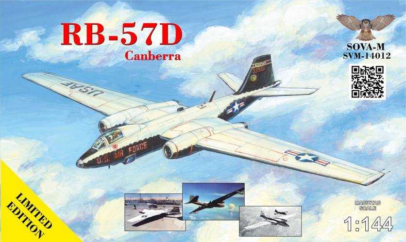SOVA-M 1/144 14012 RB-57D CANBERRA