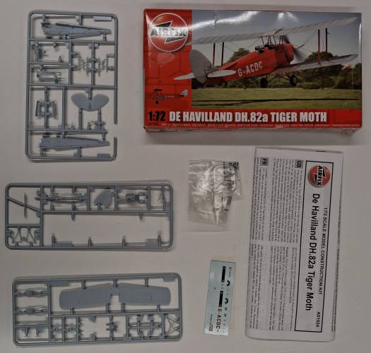 KINGKIT MODEL SCRAPYARD 1/72 AIRFIX A01024 DE HAVILLAND DH.82A TIGER MOTH  INCOMPLETE 