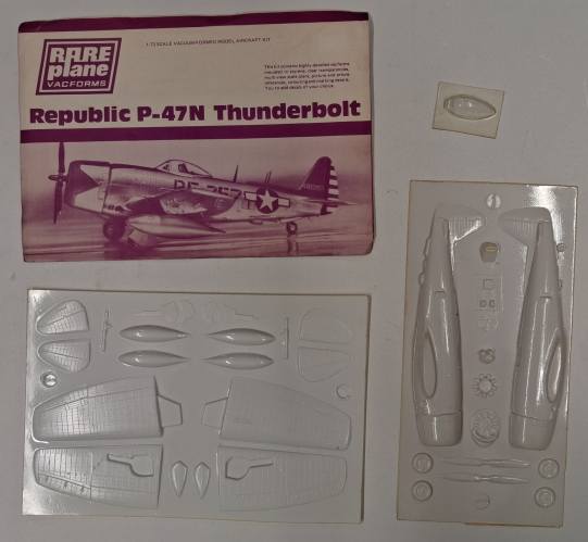 KINGKIT MODEL SCRAPYARD 1/72 RARE PLANE VACFORMS REPUBLIC P-47N THUNDERBOLT  DAMAGED 