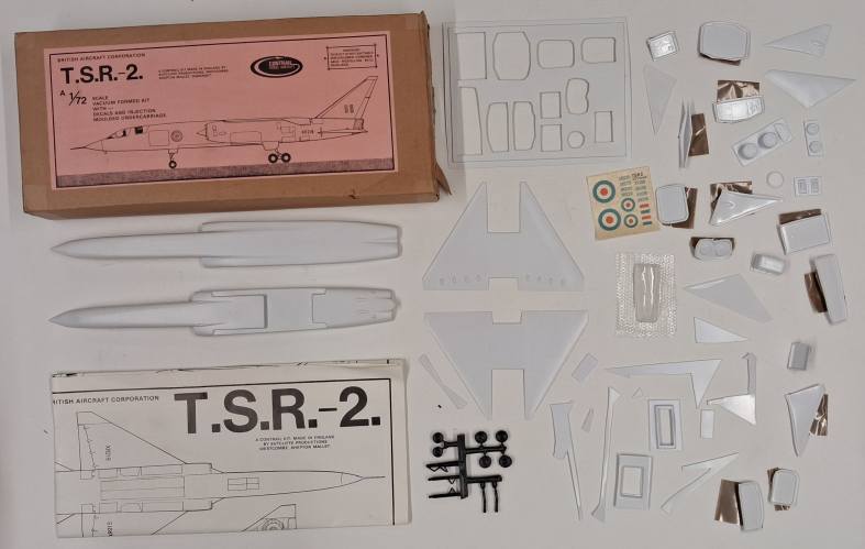 KINGKIT MODEL SCRAPYARD 1/72 CONTRAIL MODEL AIRCRAFT T.S.R.-2.  STARTED 