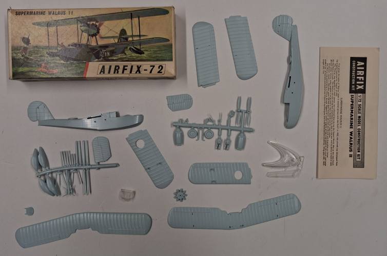 KINGKIT MODEL SCRAPYARD 1/72 AIRFIX 282 SUPERMARINE WALRUS 11  NO DECALS 