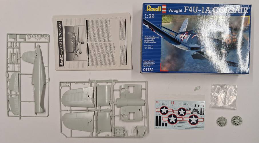KINGKIT MODEL SCRAPYARD 1/32 REVELL 04781 VOUGHT F4U-1A CORSAIR  STARTED 