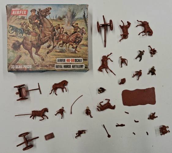 KINGKIT MODEL SCRAPYARD HO/OO AIRFIX S31-50 W.W.I. R.H. ARTILLERY  STARTED 