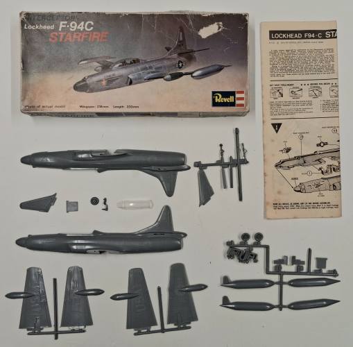 KINGKIT MODEL SCRAPYARD NOT SPECIFIED REVELL H.123 LOCKHEED F.94C STARFIRE  NO DECALS 