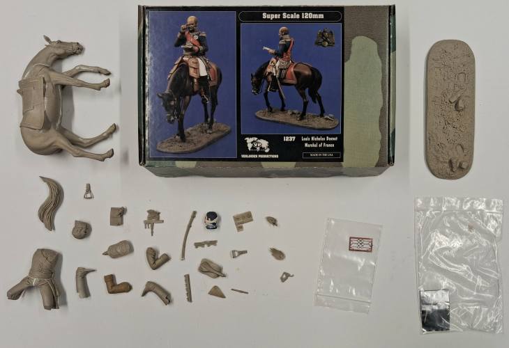 KINGKIT MODEL SCRAPYARD 120MM VERLINDEN PRODUCTIONS 1237 LOUIS NICHOLAS DAVOUT MARSHAL OF FRANCE  STARTED 