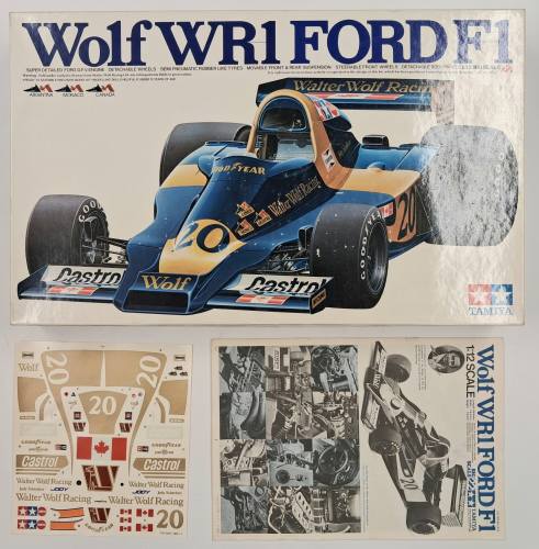 KINGKIT MODEL SCRAPYARD 1/12  TAMIYA BS1224 WOLF WR1 FORD F1  INCOMPLETE 