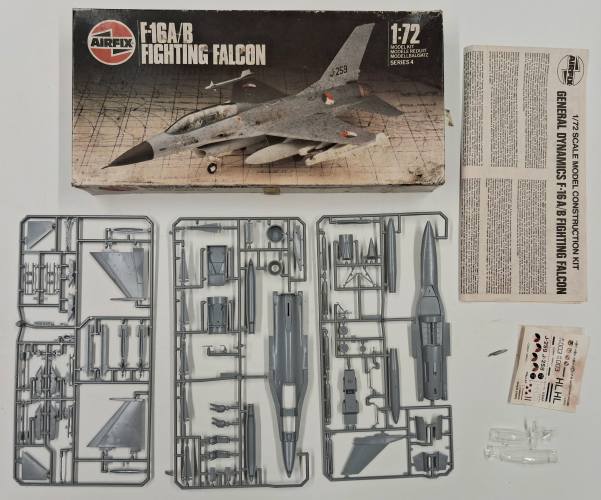 KINGKIT MODEL SCRAPYARD 1/72 AIRFIX 9 04025 FIGHTING FALCON  DAMAGED BOX 