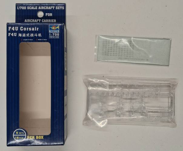KINGKIT MODEL SCRAPYARD 1/700 TRUMPETER 03408 F4U CORSAIR  INCOMPLETE 