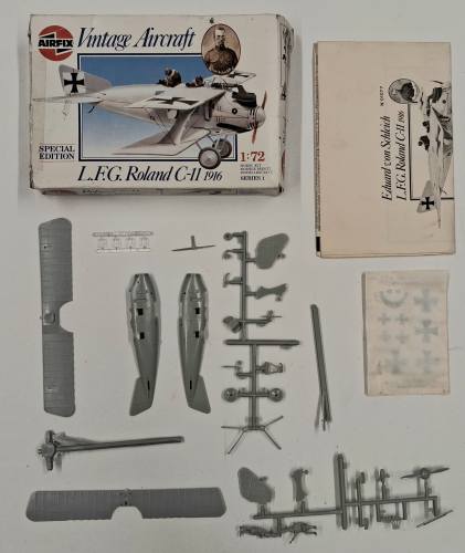 KINGKIT MODEL SCRAPYARD 1/72 AIRFIX 01077 L.F.G. ROLAND C-11 1916 SPECIAL EDITION  CRACKED DECALS 