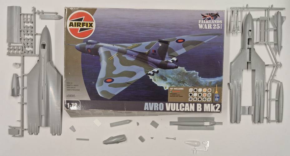 KINGKIT MODEL SCRAPYARD 1/72 AIRFIX A50005 AVRO VULCAN B MK2  INCOMPLETE 