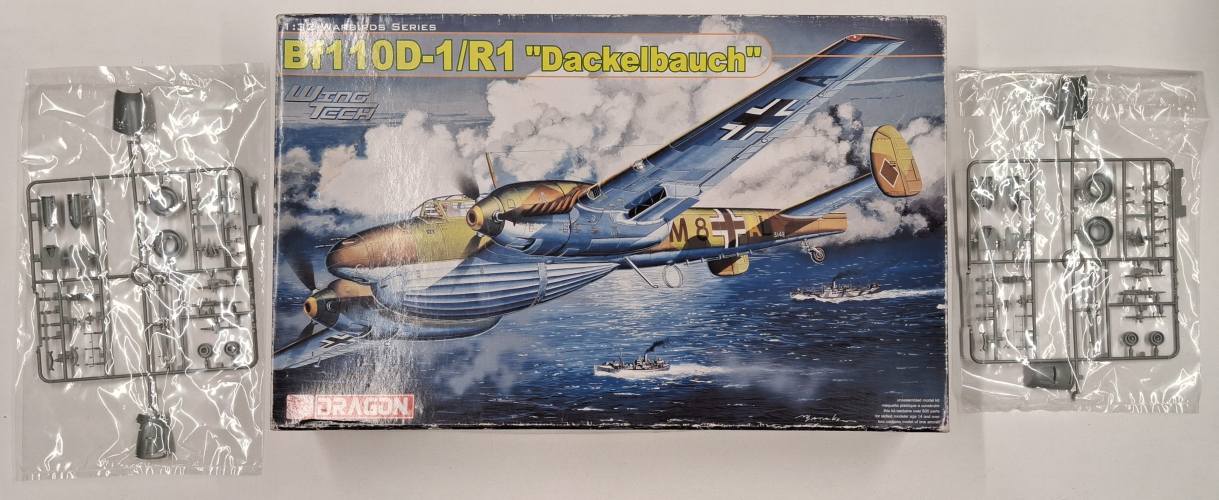 KINGKIT MODEL SCRAPYARD 1/32 DRAGON 3207 BF110D-1/R1 DACKELBAUCH  NO INSTRUCTIONS  - UK SALE ONLY