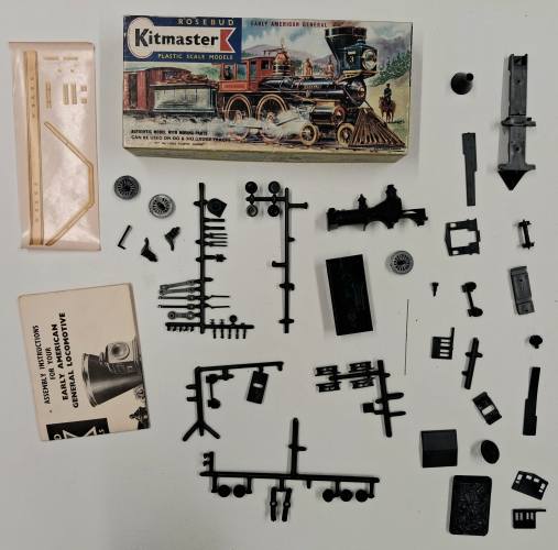 KINGKIT MODEL SCRAPYARD NOT SPECIFIED ROSEBUD KITMASTER 3 EARLY AMERICAN GENERAL  STARTED 