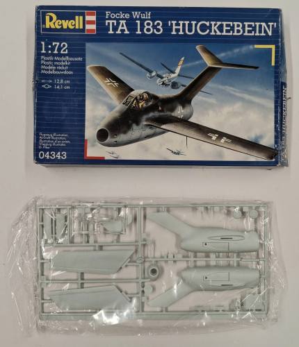 KINGKIT MODEL SCRAPYARD 1/72 REVELL 04343 FOCKE WULF TA 183 HUCKEBEIN  INCOMPLETE 