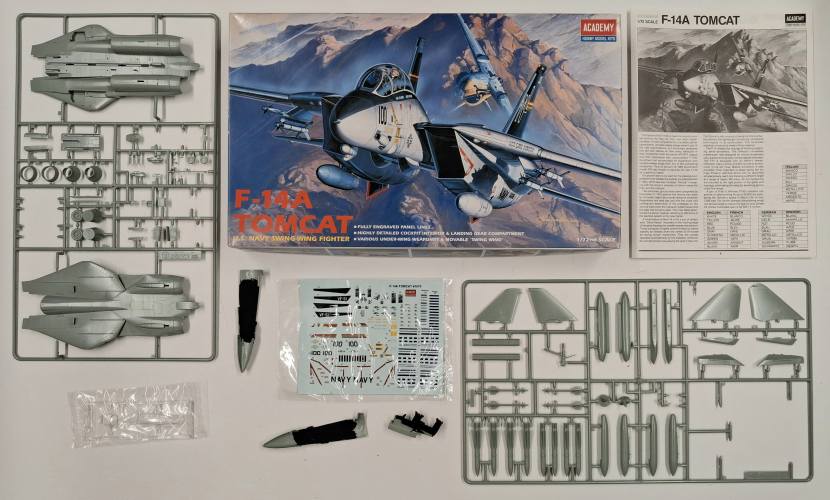 KINGKIT MODEL SCRAPYARD 1/72 ACADEMY 1679 F-14A TOMCAT  STARTED 
