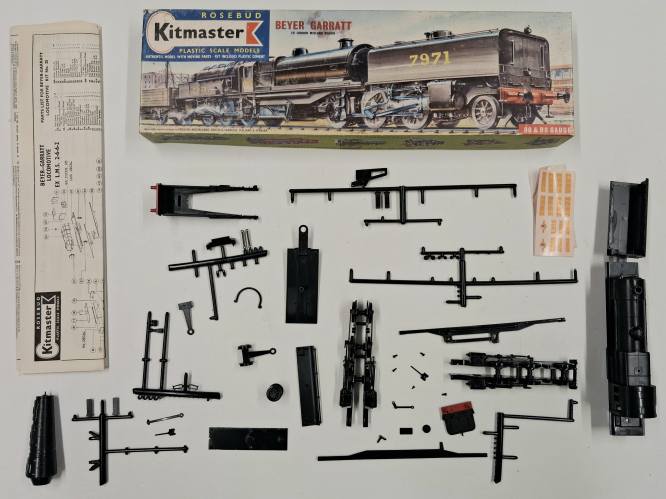 KINGKIT MODEL SCRAPYARD HO/OO ROSEBUD KITMASTER 25 BEYER GARRATT EX LONDON MIDLAND REGION  STARTED 